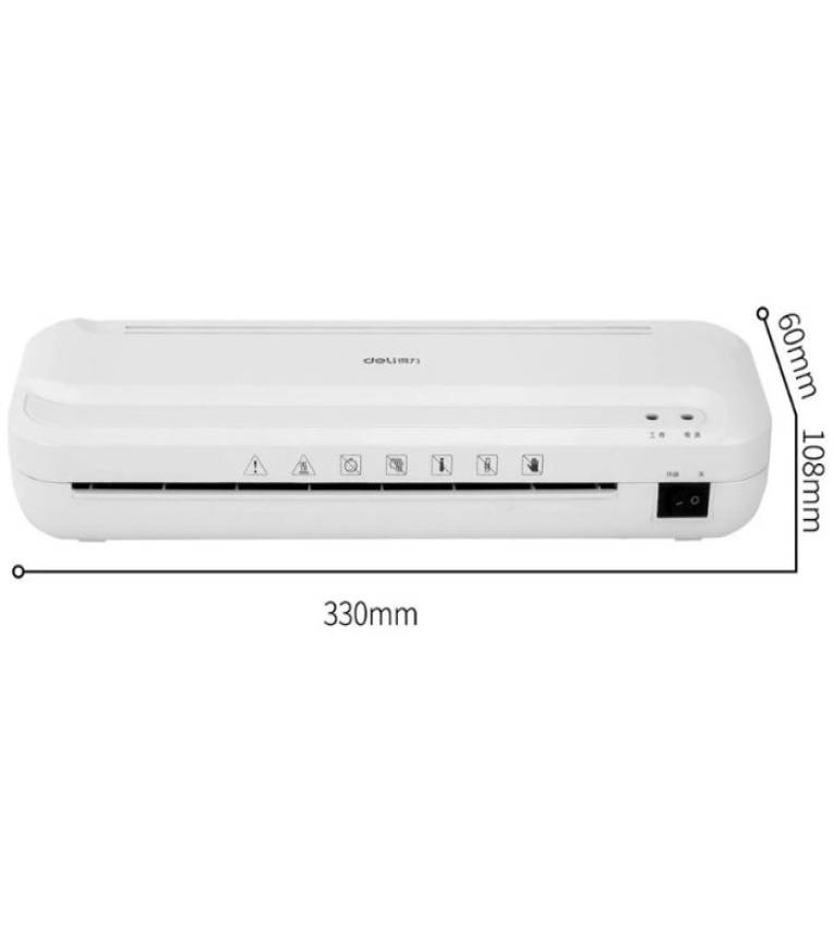 Deli Laminator Plastifieuse à chaud A4, A5, A7